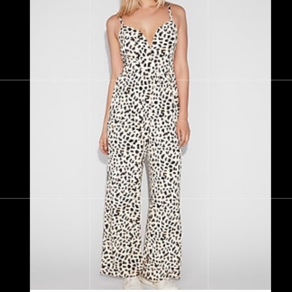Leopard Print Jumpsuit